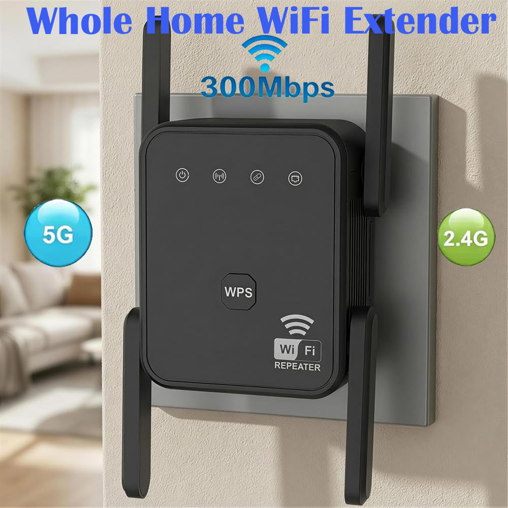 Home Security Network - Penguat Sinyal WiFi Baru 2026 300Mbps