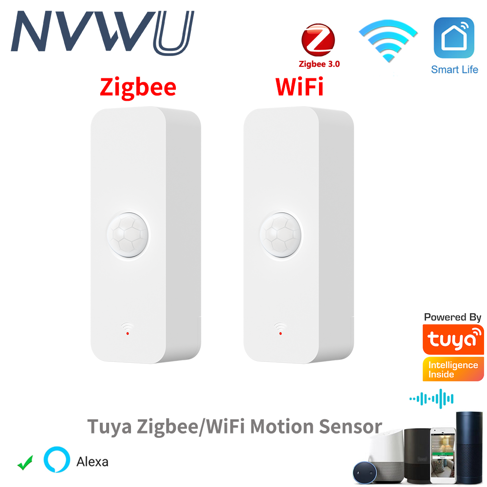 Home Security Technology - Zigbee PIR Sensor gerak WiFi, detektor