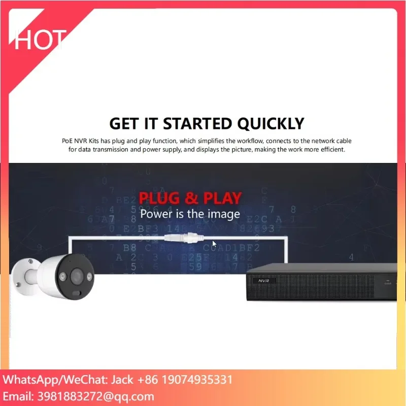 Home Security And Camera Systems - Sistem Kamera Keamanan PoE 8CH 4K