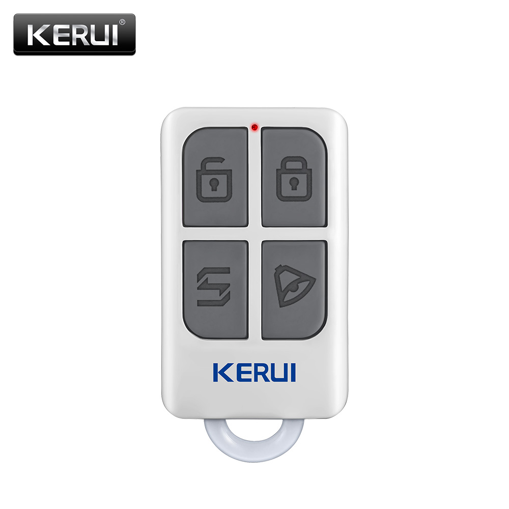 Home Security System Installation - KERUI Gantungan Kunci 4 Tombol Remote