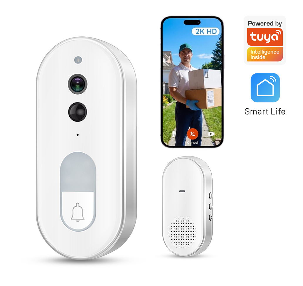 Home Security La - Tuya Bel Pintu Video Pintar Nirkabel