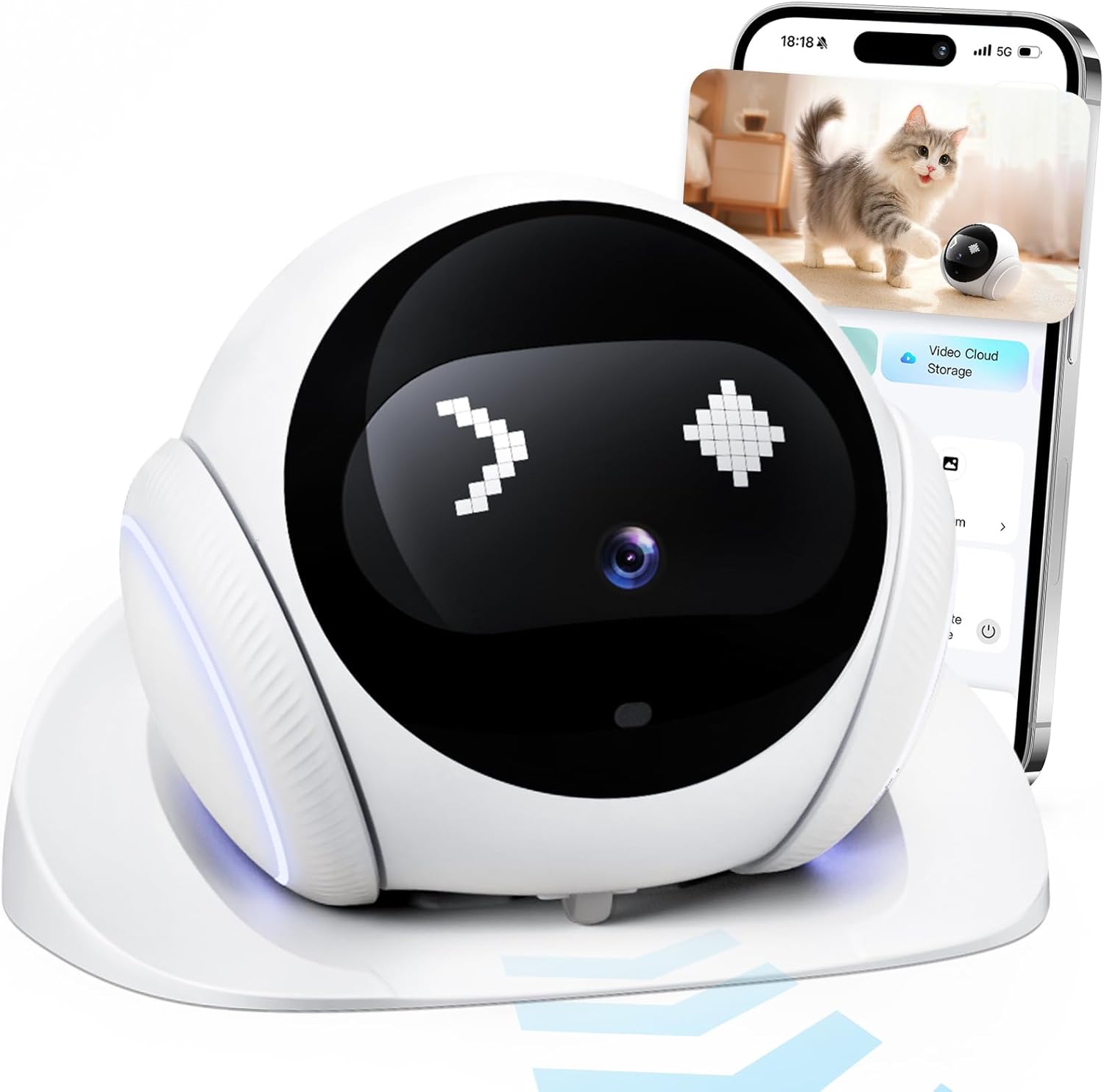 Home Security Robot Dog - Kamera Hewan Peliharaan HD 1080P yang