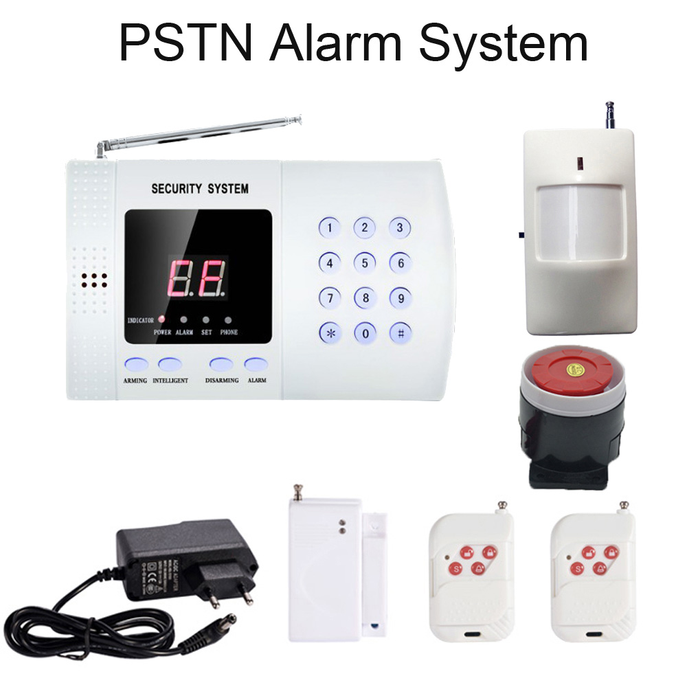 Home Security Zones - 1Set detektor gerakan PSTN nirkabel, PIR