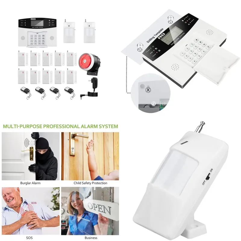 Home Security System - Kit Alarm Pencuri Rumah Sistem Alarm