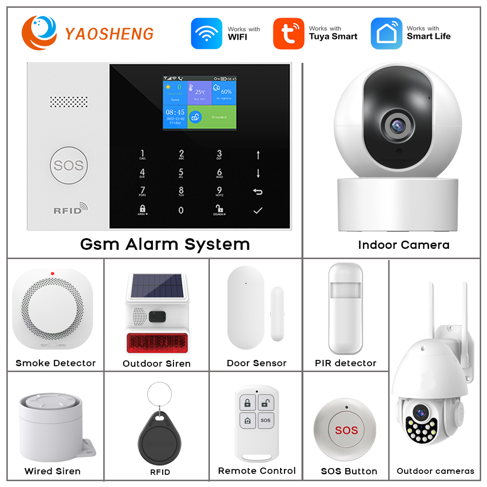 Home Security System Installation - Alarm rumah nirkabel Alarme WIFI keamanan