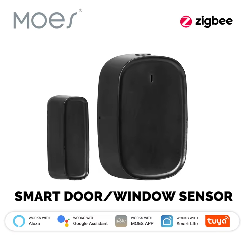 Home Security System Installation - MOES Tuya ZigBee Detektor Sensor Pintu