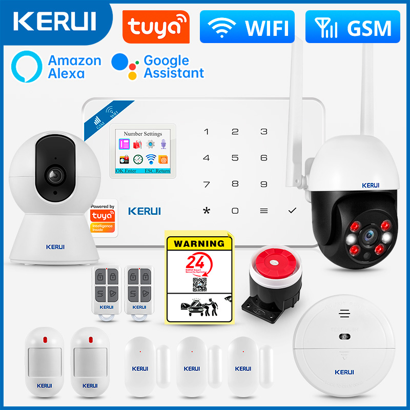 Home Security Front Door Camera - KERUI W181 detektor gerak cerdas, sistem