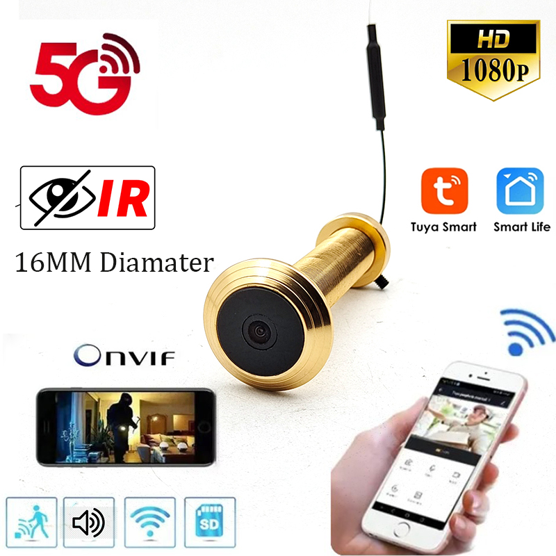 Home Security Front Door Camera - Kamera Pintu Wifi Nirkabel 5G 2.4G