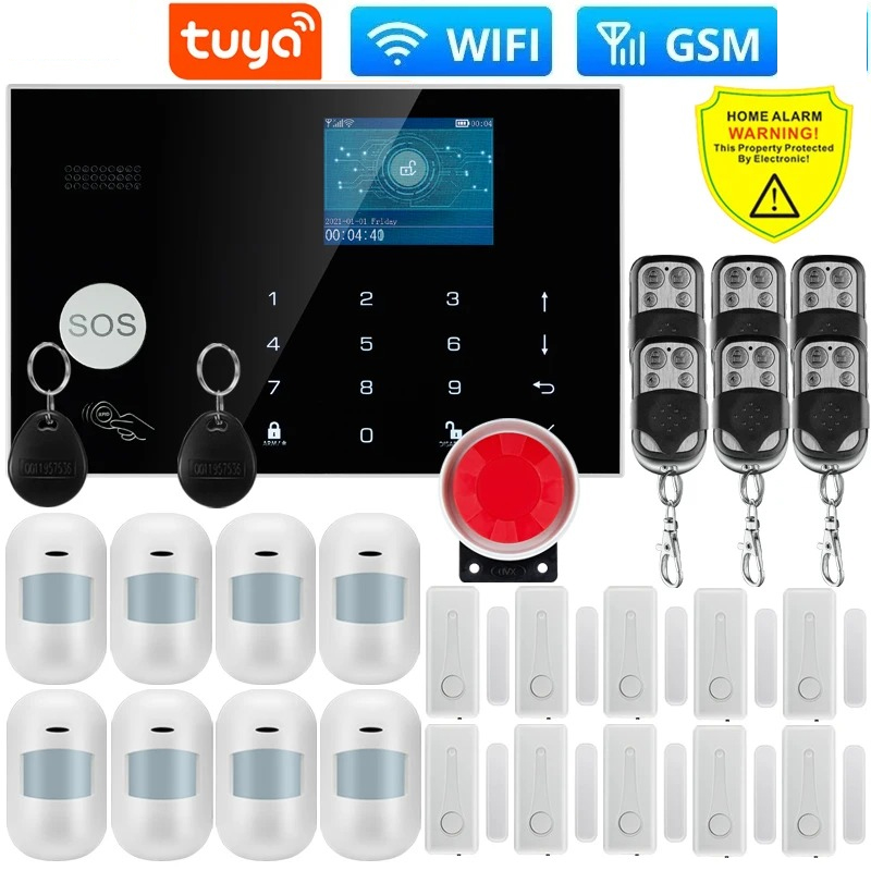 Home Security Zones - Sistem Alarm Nirkabel Berkabel W7B untuk