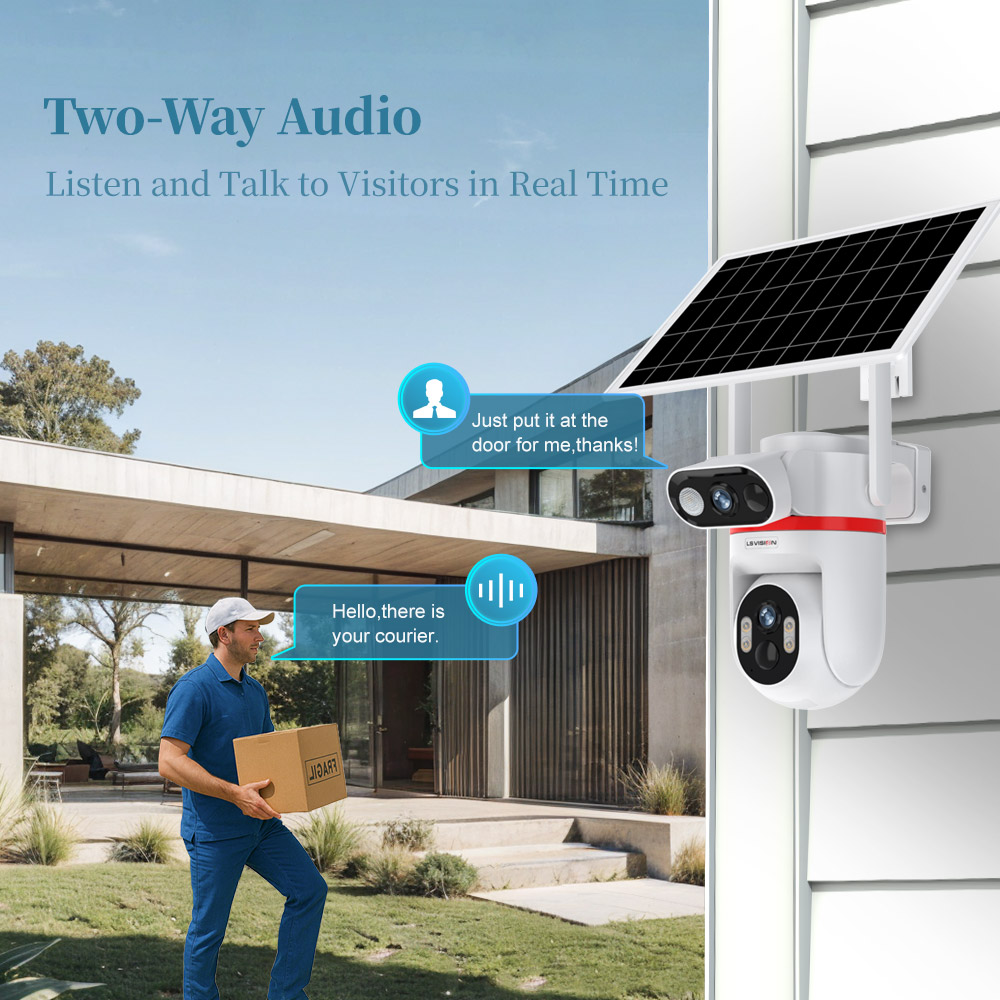 Home Security Zones - Kamera Keamanan Tenaga Surya LS VISION,