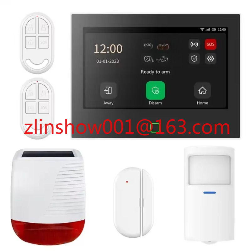 Home Security Zones - Sistem Alarm Keamanan Rumah Pintar Layar