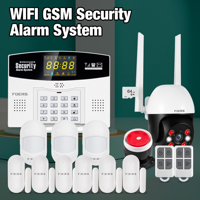 Home Security Front Door Camera - Sistem Alarm Pintar Fuers Tuya Kit