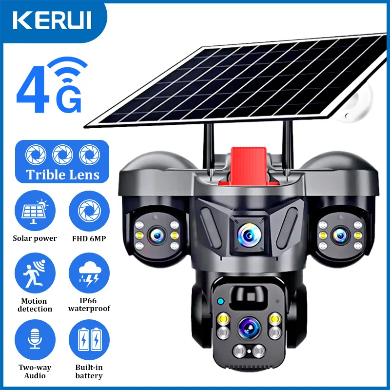 Home Security La - KERUI V380 Pro Luar Ruangan PTZ