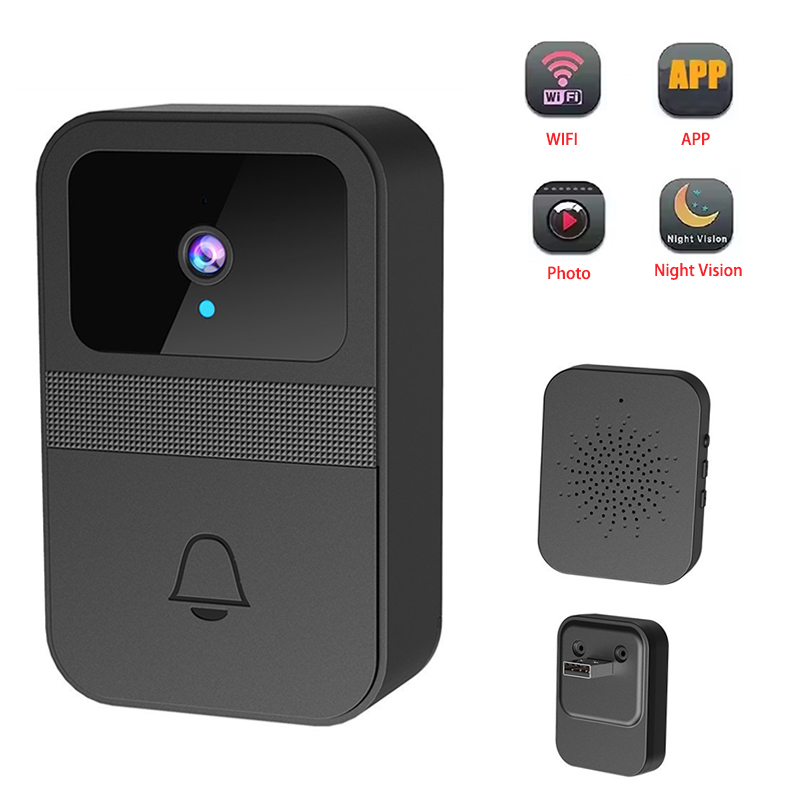 Home Security Front Door Camera - Kamera Bel Pintu Video Wifi Perekam