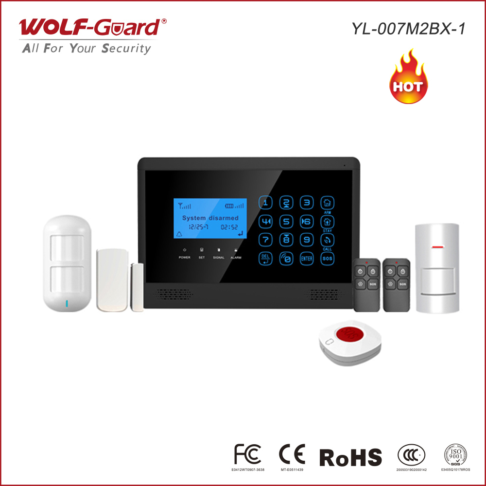 Home Security Zones - Keypad Sentuh Sistem Alarm Keamanan GSM