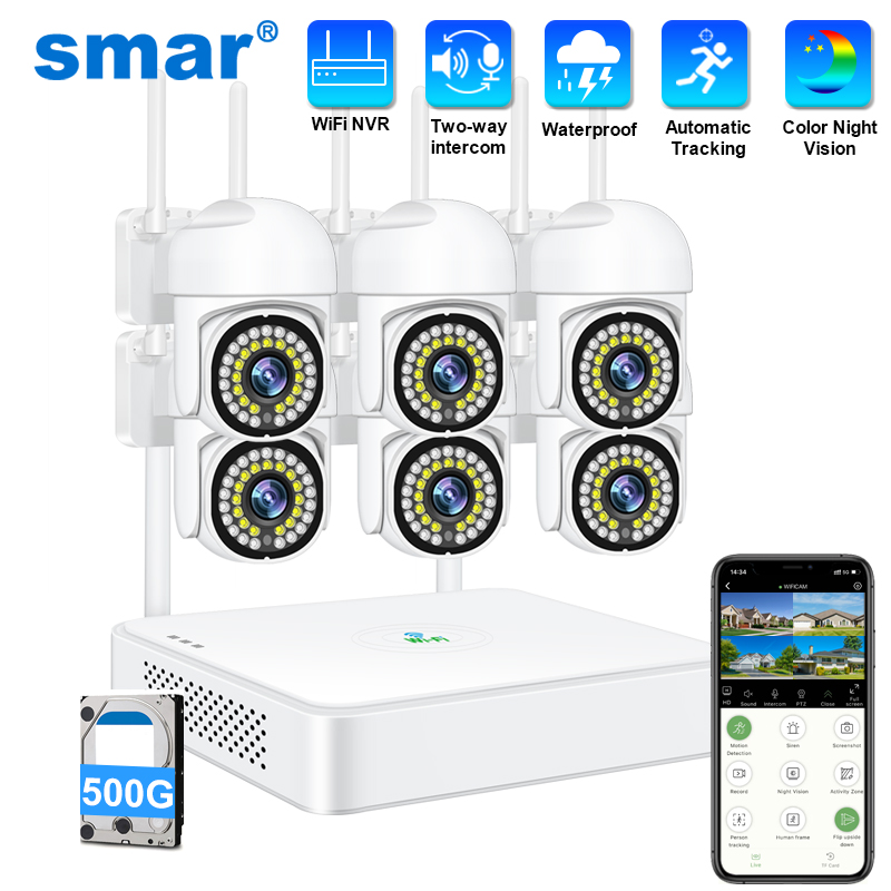 Home Security System Installation - Sistem Kamera Keamanan CCTV Nirkabel Smar