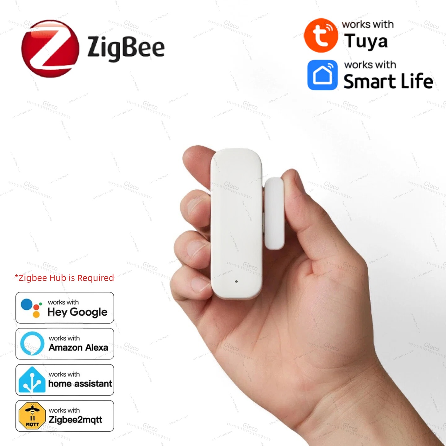Home Security Technology - Tuya Zigbee Sensor Pintu Jendela Alarm