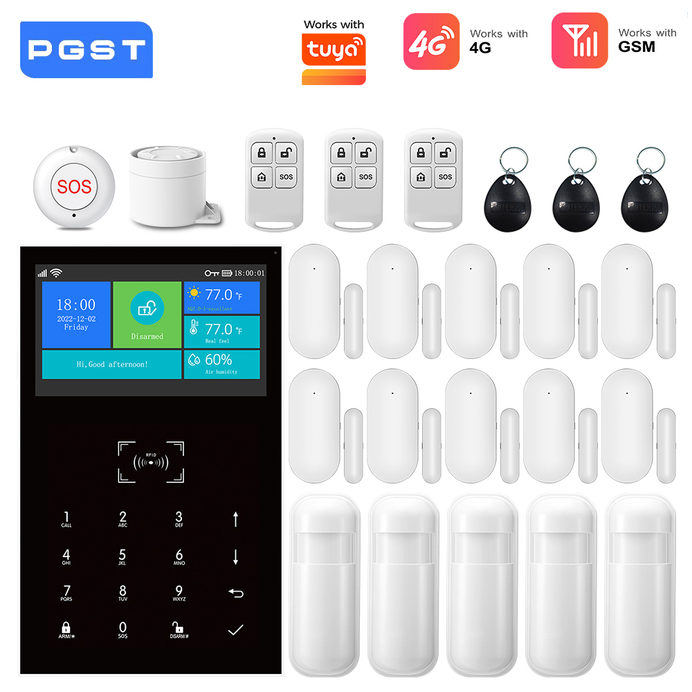 Home Security System Installation - Sistem Alarm WiFi GSM 4G Bekerja