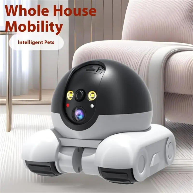 Home Security Robot - 360 derajat kamera hewan peliharaan berputar