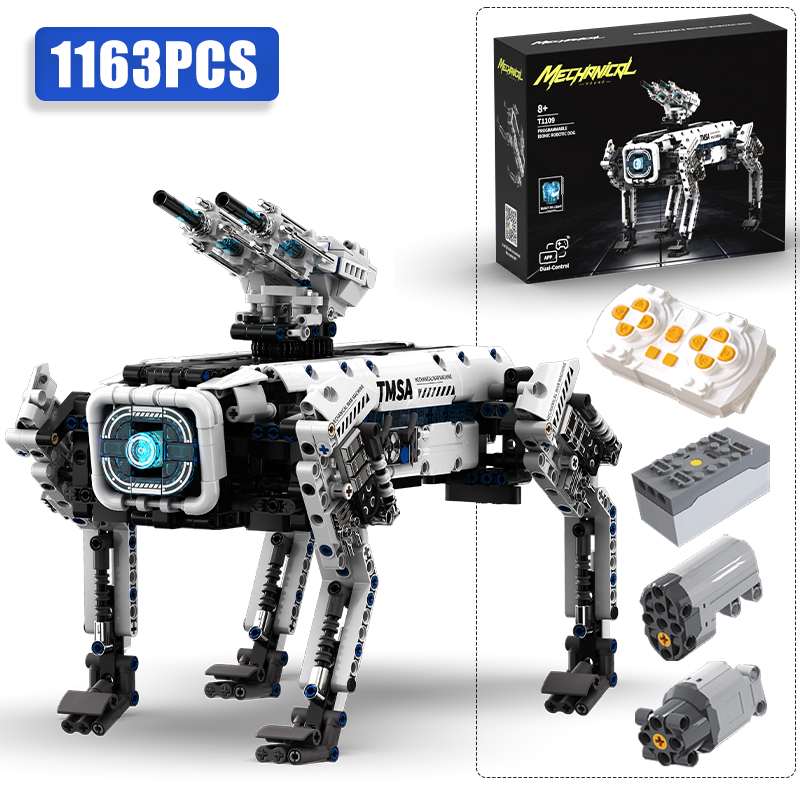 Home Security Robot Dog - Robot Anjing Perang Pemrograman STEM Teknis