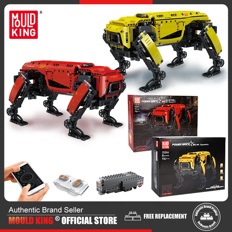 Home Security Robot Dog - Mold KING 15066/15075 mainan Robot teknis