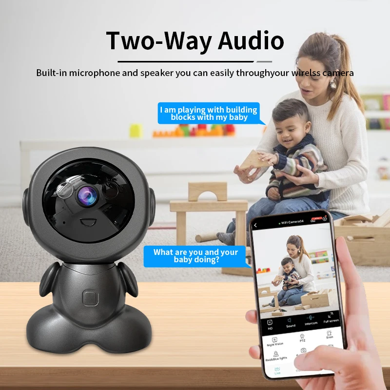 Kamera Robot Pengawas Wifi 8MP - Home Security Robot ulasan dan harga