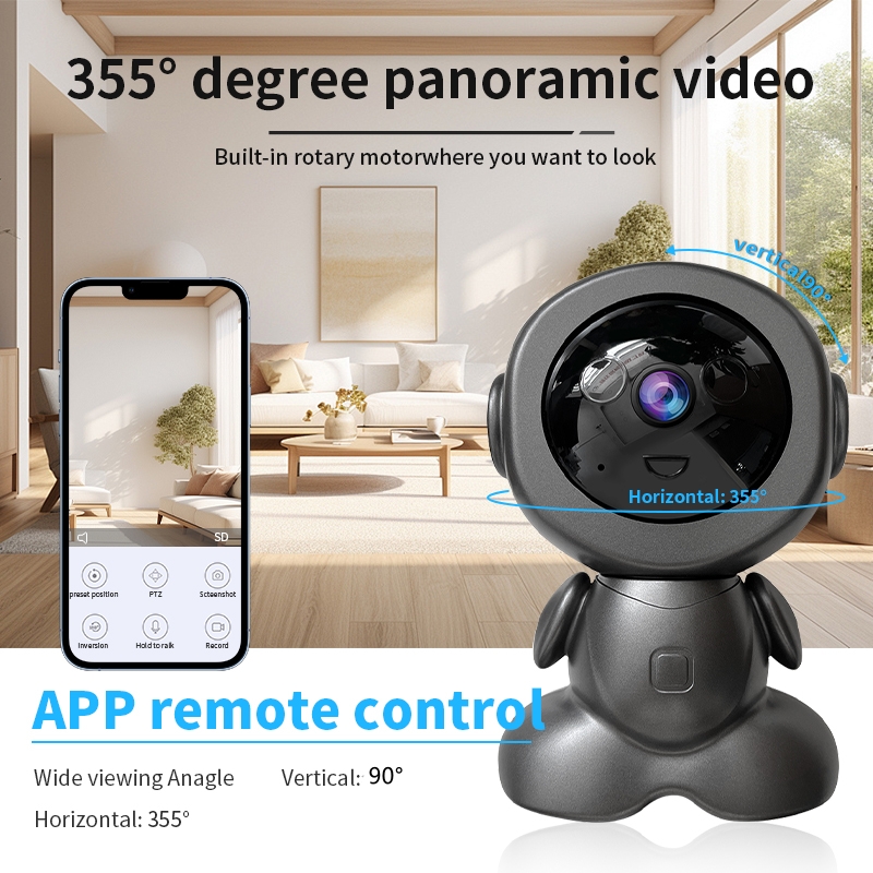 Kamera Robot Pengawas Wifi 8MP - Home Security Robot ulasan dan harga