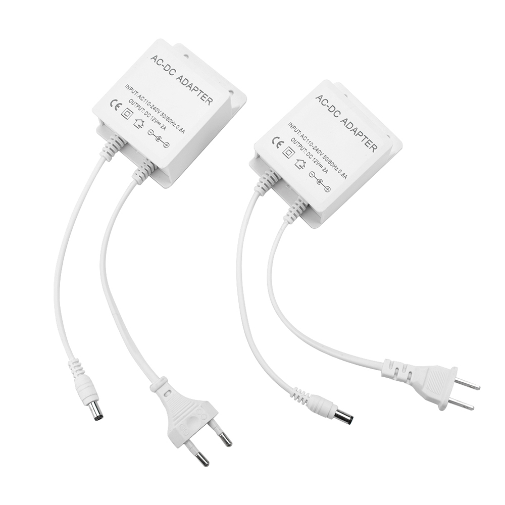 DC12V 2A Adaptor Steker UE Kea - Home Security Outdoor Cameras ulasan dan harga