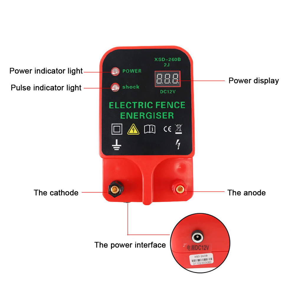 Pengontrol Nadi tegangan tingg - Home Security Electric Fence ulasan dan harga