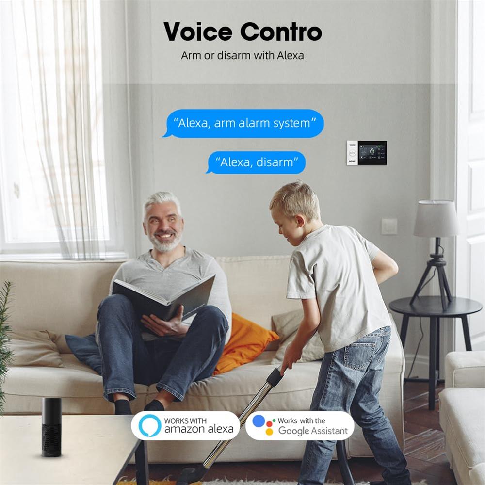 Sistem Alarm GSM Pintar WIFI 2 - Home Security System Installation ulasan dan harga
