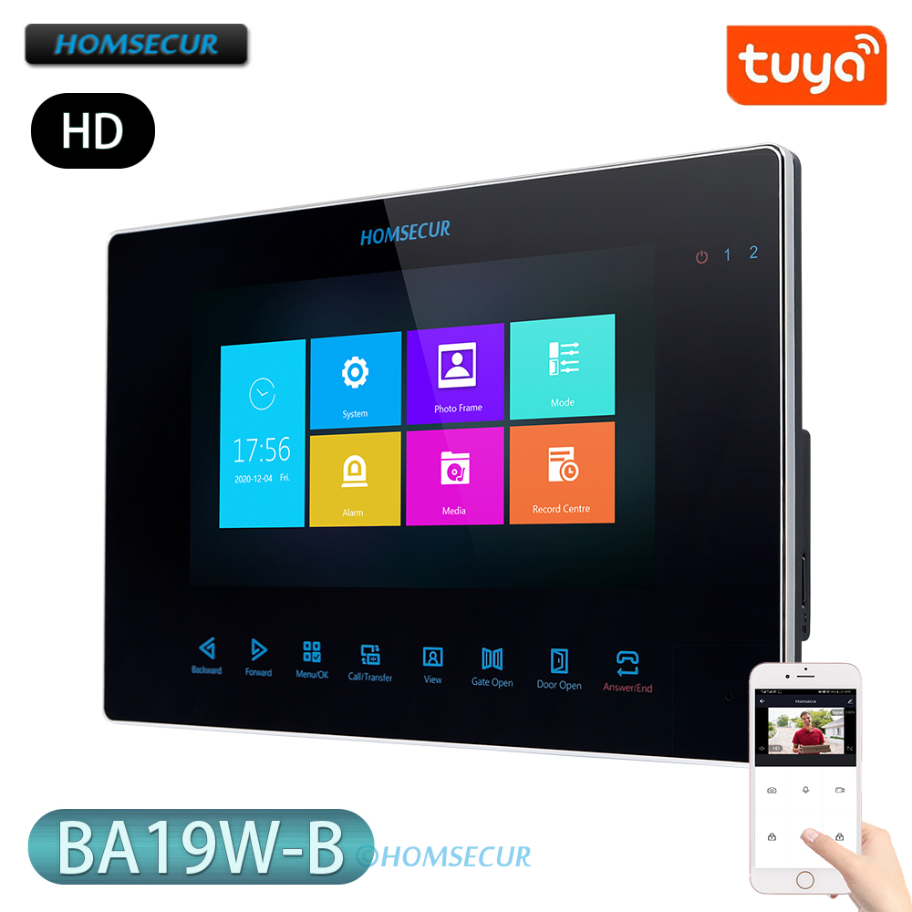 HOMSECUR 4 Kawat BA19W-B WIFI  - Home Security Monitor ulasan dan harga