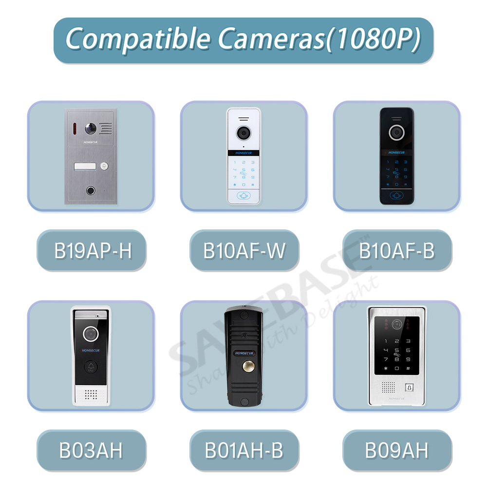 HOMSECUR 4 Kawat BA19W-B WIFI  - Home Security Monitor ulasan dan harga