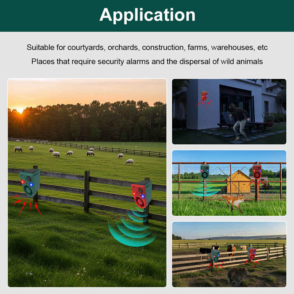 Sensor Gerak Surya Pengusir He - Barking Dog Alarm ulasan dan harga