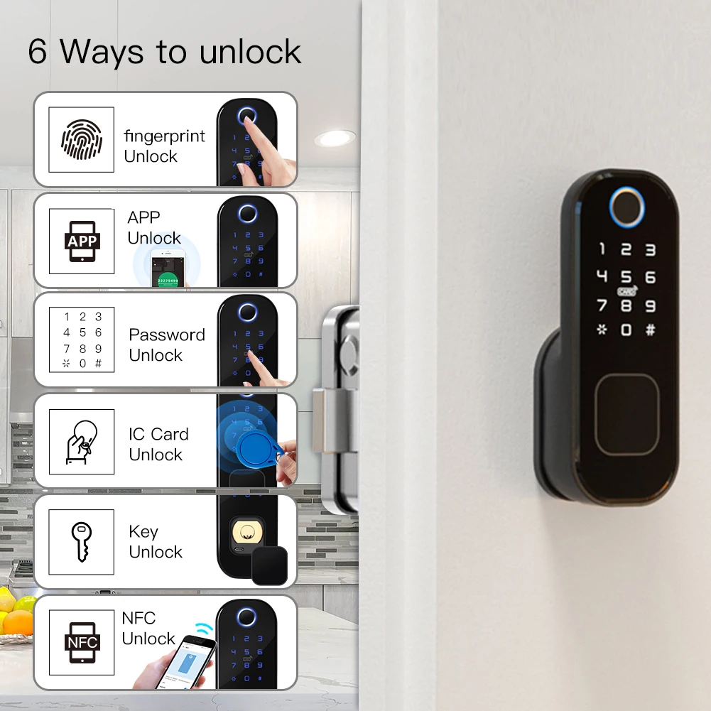 MOES pengunci pintu pintar Tuy - Home Security Door Lock ulasan dan harga