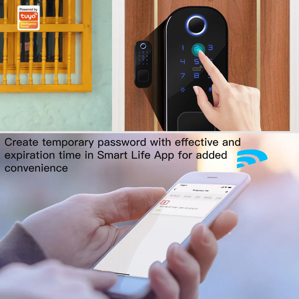 MOES pengunci pintu pintar Tuy - Home Security Door Lock ulasan dan harga