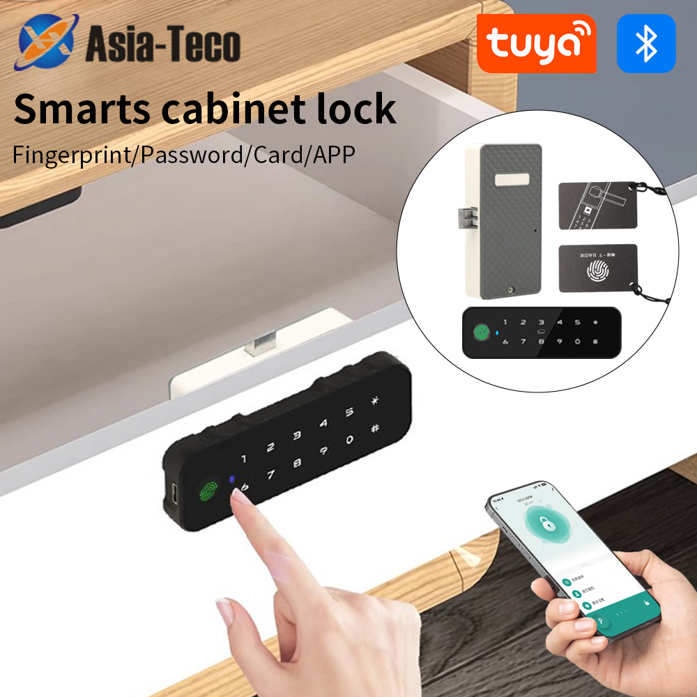 Tuya Bluetooth Pintar Kabinet  - Home Security Door Lock ulasan dan harga