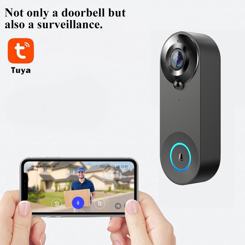 Tuya 1080P Bel Pintu WIFI Nirk - Home Security La ulasan dan harga