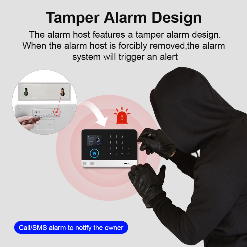 Sistem Alarm WiFi GSM Rumah Pi - Home Security Front Door Camera ulasan dan harga