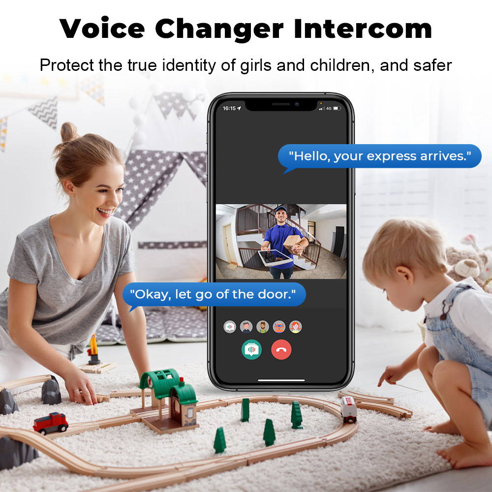 Tuya bel pintu Video nirkabel  - Home Security Front Door Camera ulasan dan harga