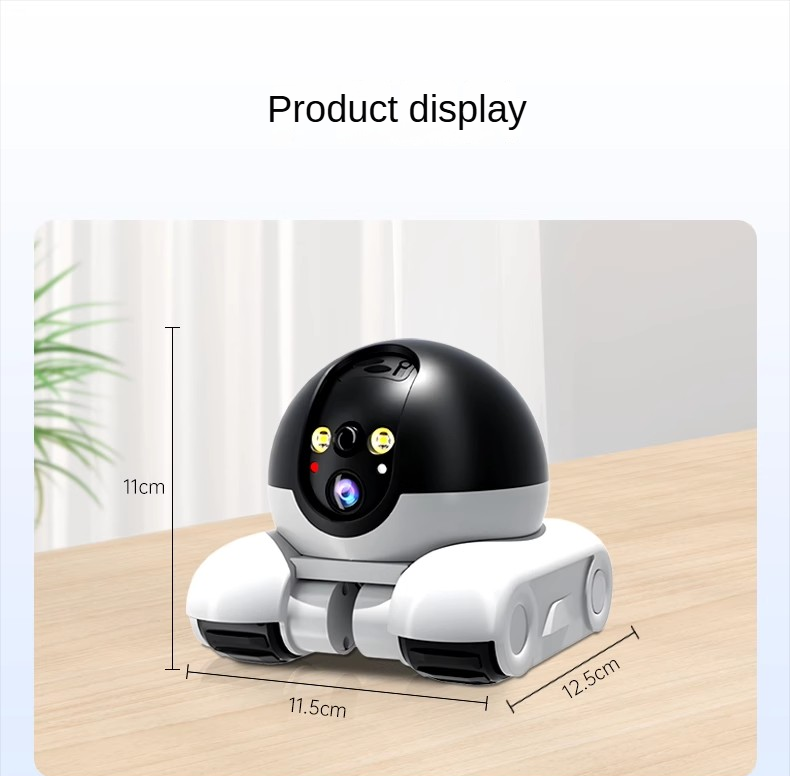 Kamera Robot Kubah IP Lensa Ga - Home Security Robot Dog ulasan dan harga