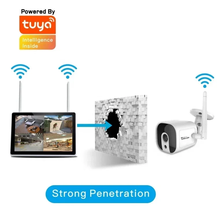 TUYA Smart Wi-Fi 4CH NVR Kit 1 - Home Security And Camera Systems ulasan dan harga