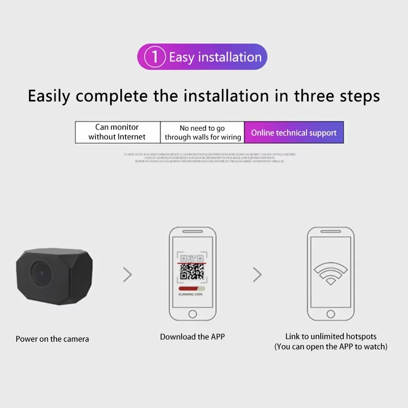 Kamera Keamanan WiFi 4K HD unt - Home Security Monitor ulasan dan harga