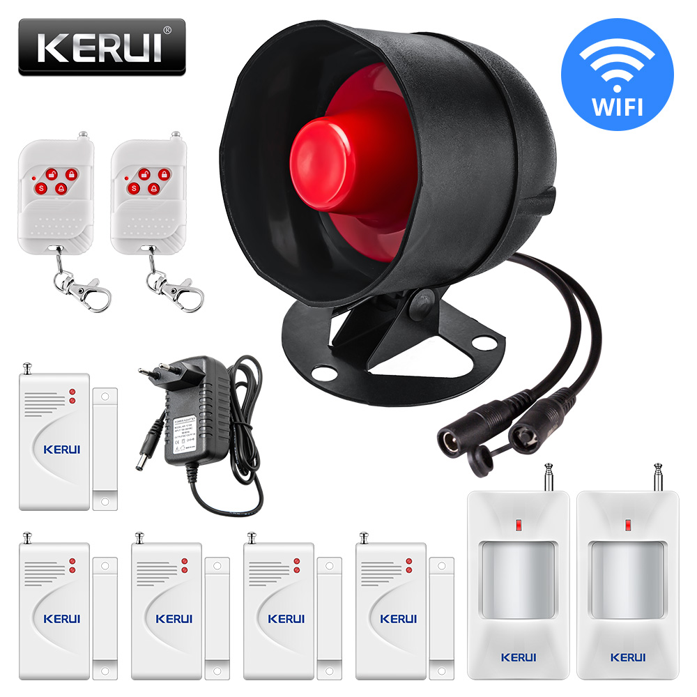 KERUI Tuya Kit sistem Alarm ru - Home Security Zones ulasan dan harga