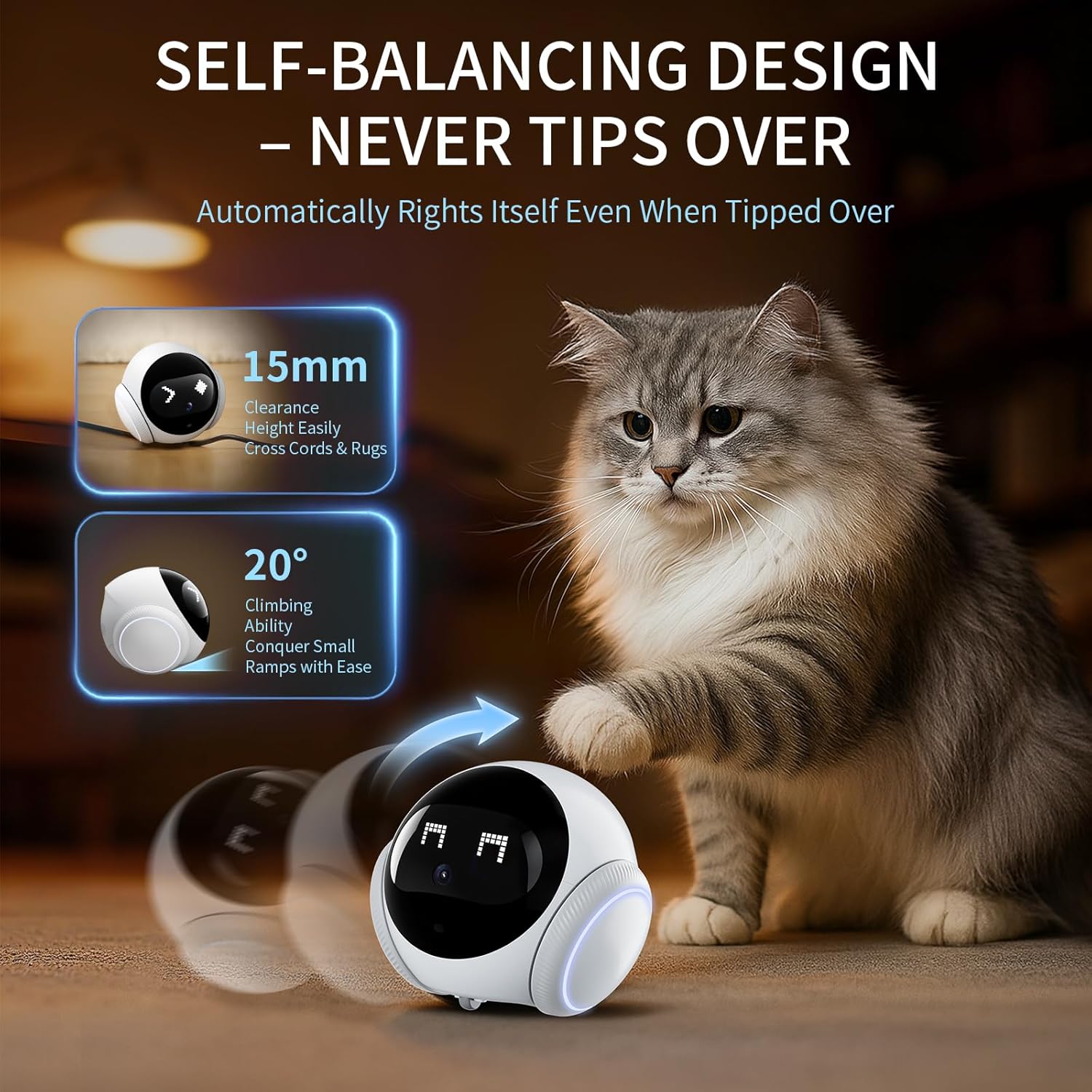 Kamera Hewan Peliharaan HD 108 - Home Security Robot Dog ulasan dan harga