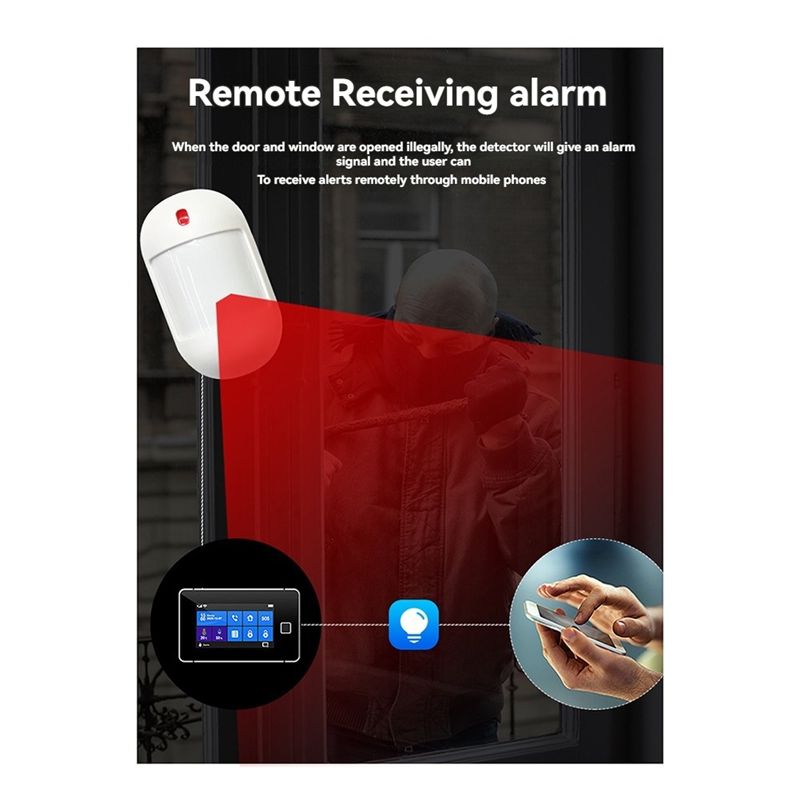 A01E-Wifi Sensor Kehadiran Man - Home Security Zones ulasan dan harga