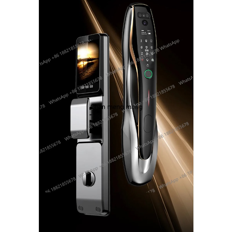 Kunci Pintu Rumah Pintar denga - Home Security Front Door Camera ulasan dan harga