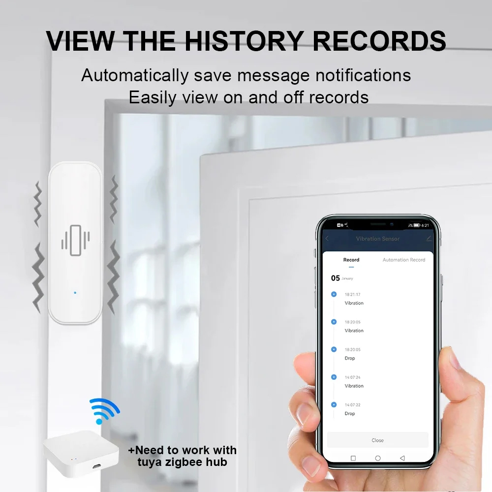 Aplikasi Sensor Getaran ZigBee - Home Security Technology ulasan dan harga