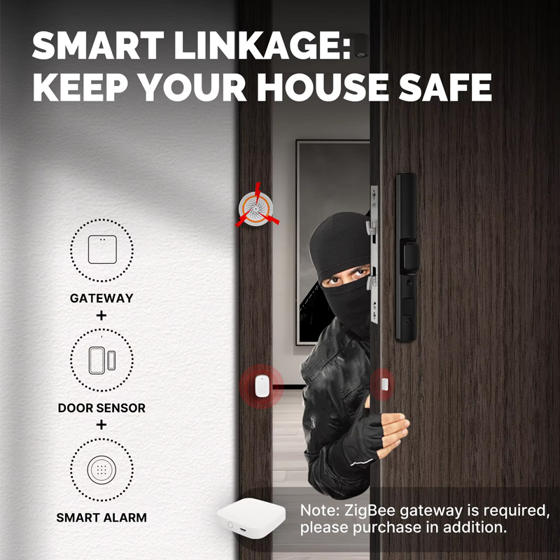 MOES Tuya ZigBee Detektor Sens - Home Security System Installation ulasan dan harga