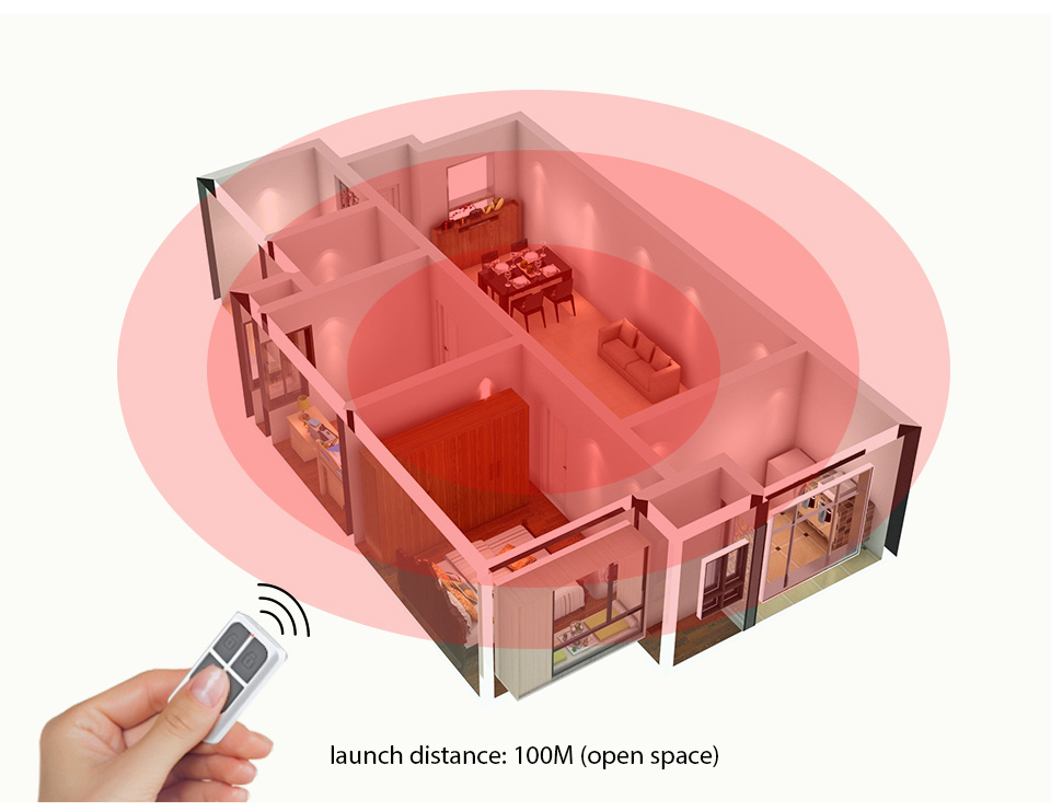 RC531 Remote Control Nirkabel  - Home Security System Installation ulasan dan harga