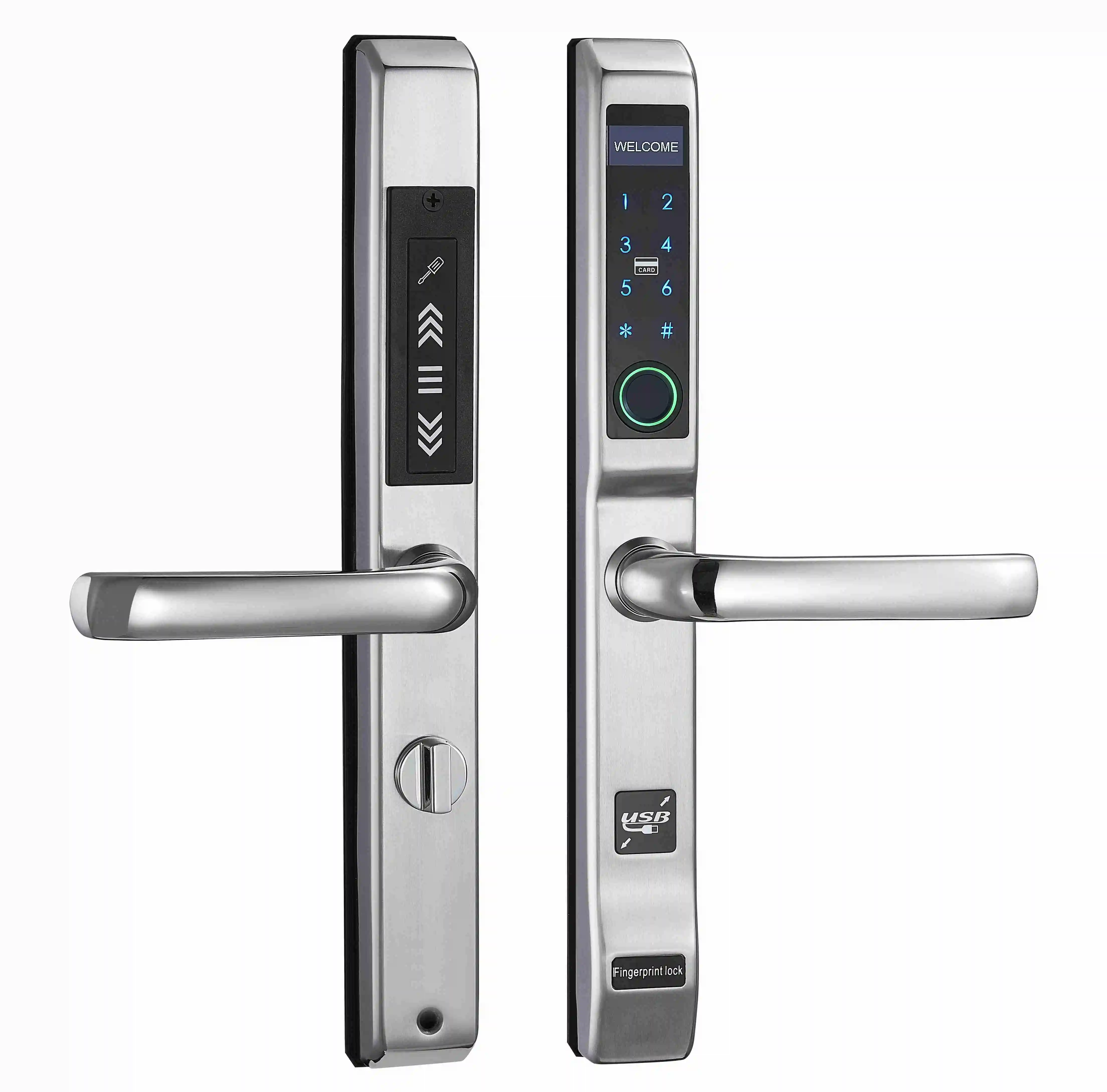 Kunci Pintu Pintar Sidik Jari  - Home Security Electric Fence ulasan dan harga